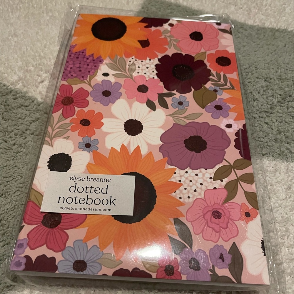 Elyse Breanne Rainbow Garden Dotted Notebook - Taylor Swift Inspired